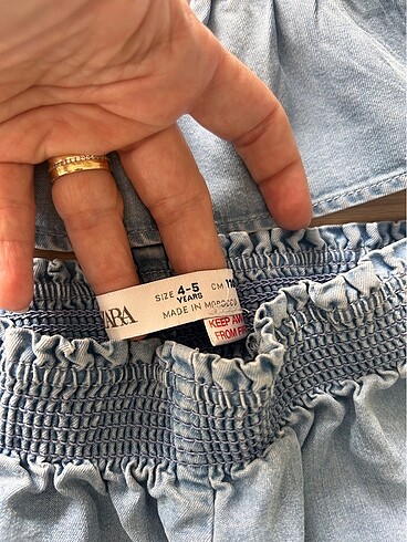 4 Yaş Beden mavi Renk Zara pantolon + üst