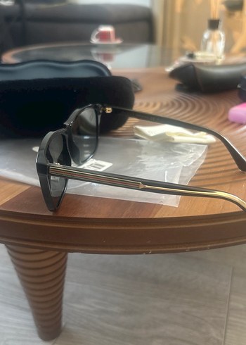 Siyah Gucci erkek Güneş Gözlüğü - Görsel 8
