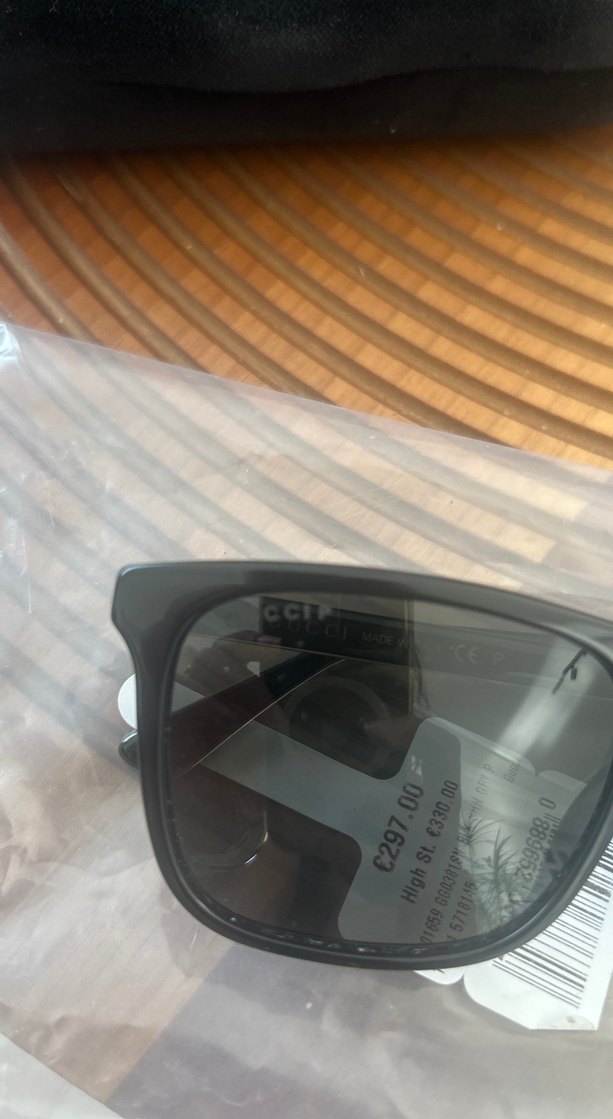 Siyah Gucci erkek Güneş Gözlüğü - Görsel 5