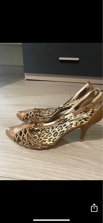 Dumond Kısa tapuk leopar ayakkabı