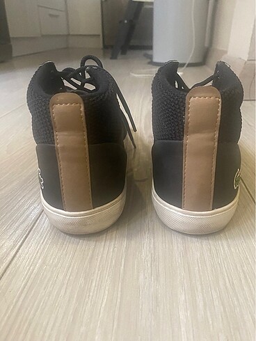 39 Beden Lacoste siyah deri bot
