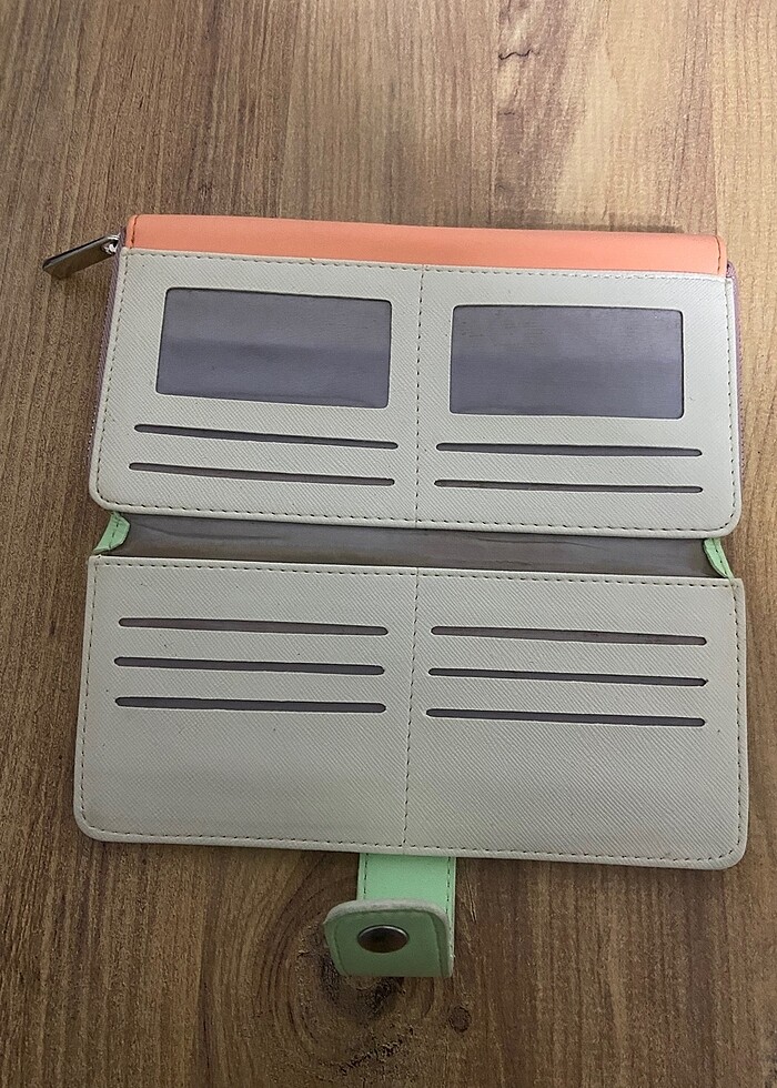 Renkli büyük cüzdan - Görsel 4