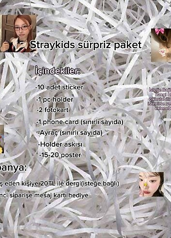 Stray kids sürpriz paket