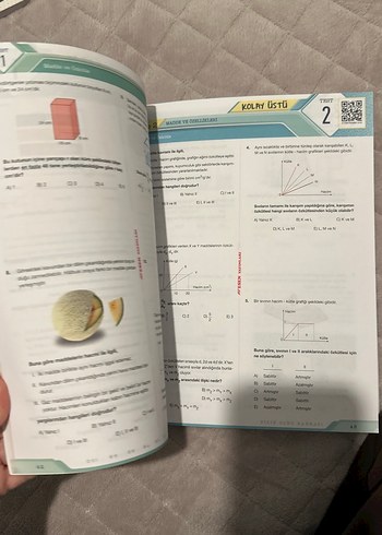 9.sınıf fizik test kitabı esen yayınları - Görsel 6