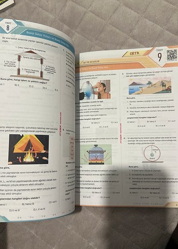 9.sınıf fizik test kitabı esen yayınları - Görsel 2