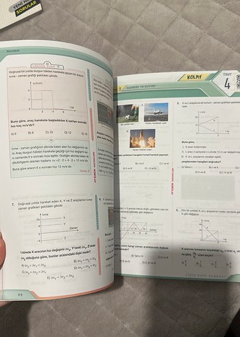 9.sınıf fizik test kitabı esen yayınları - Görsel 4