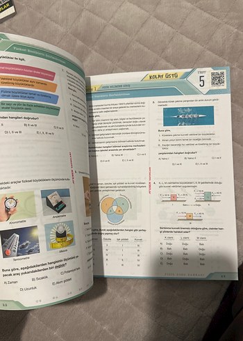 9.sınıf fizik test kitabı esen yayınları - Görsel 8