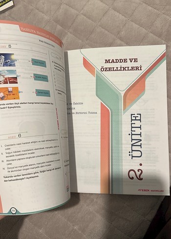 9.sınıf fizik test kitabı esen yayınları - Görsel 7