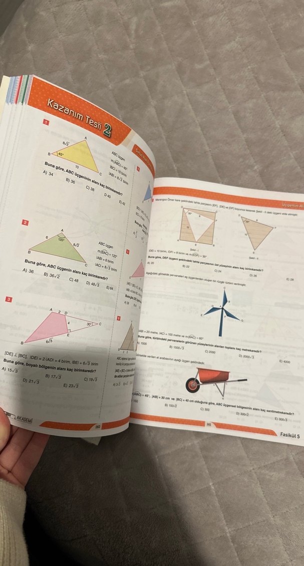 9. Sınıf Matematik Test Kitap Seti üçgen akademi - Görsel 4