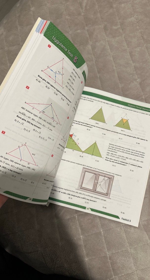 9. Sınıf Matematik Test Kitap Seti üçgen akademi - Görsel 3