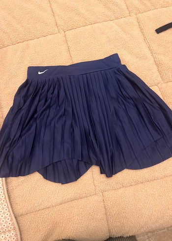 Nike Lacivert Pileli Spor Etek