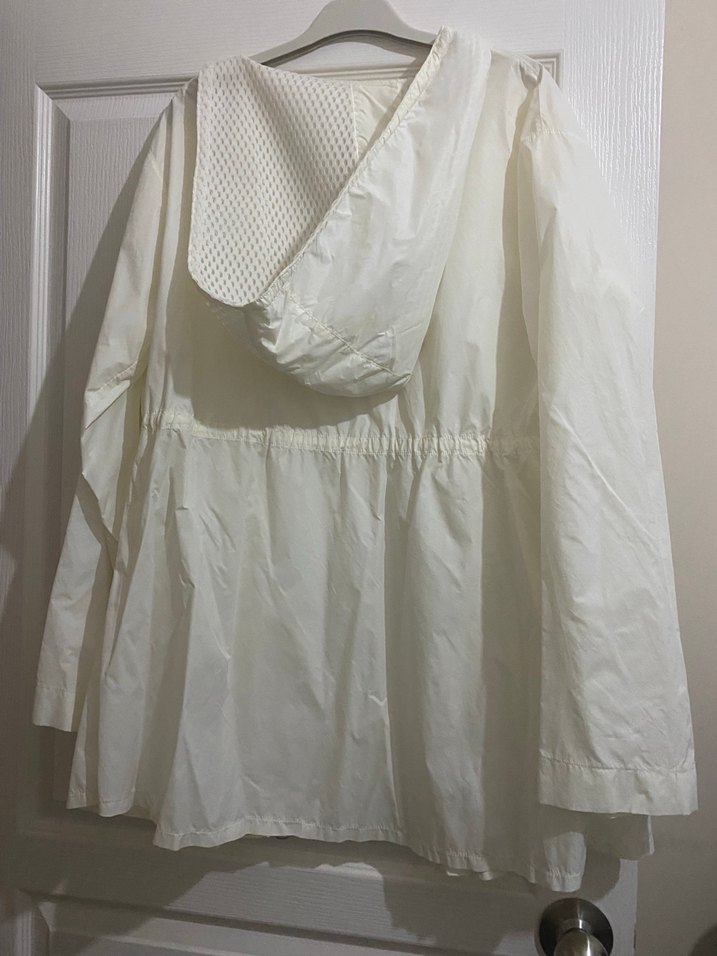 Beyaz Midi Hamile Keten Ceket - Görsel 2