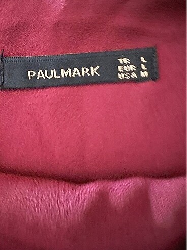 l Beden Paul mark Bordo dantelli bluz