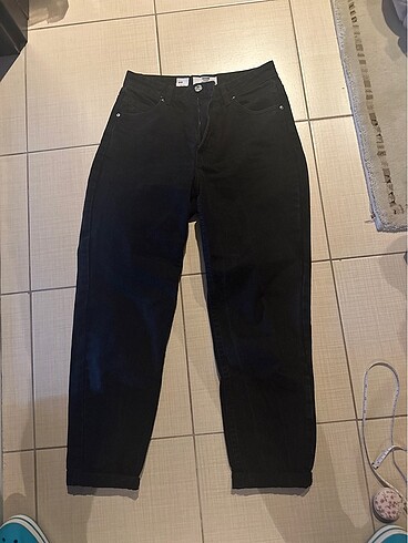 Bershke mom 36 beden siyah jean