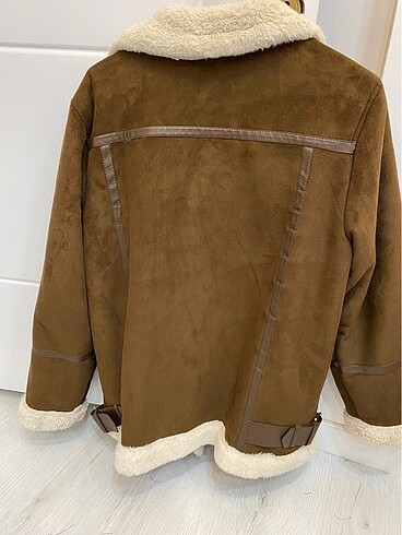 l Beden kahverengi Renk Pull and bear biker mont