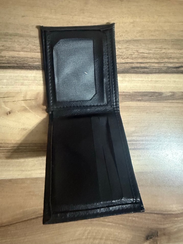 Siyah Minimalist Erkek Cüzdanı - Görsel 2