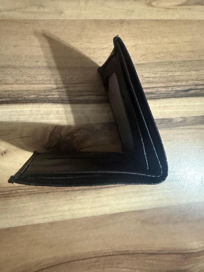 Siyah Minimalist Erkek Cüzdanı - Görsel 3