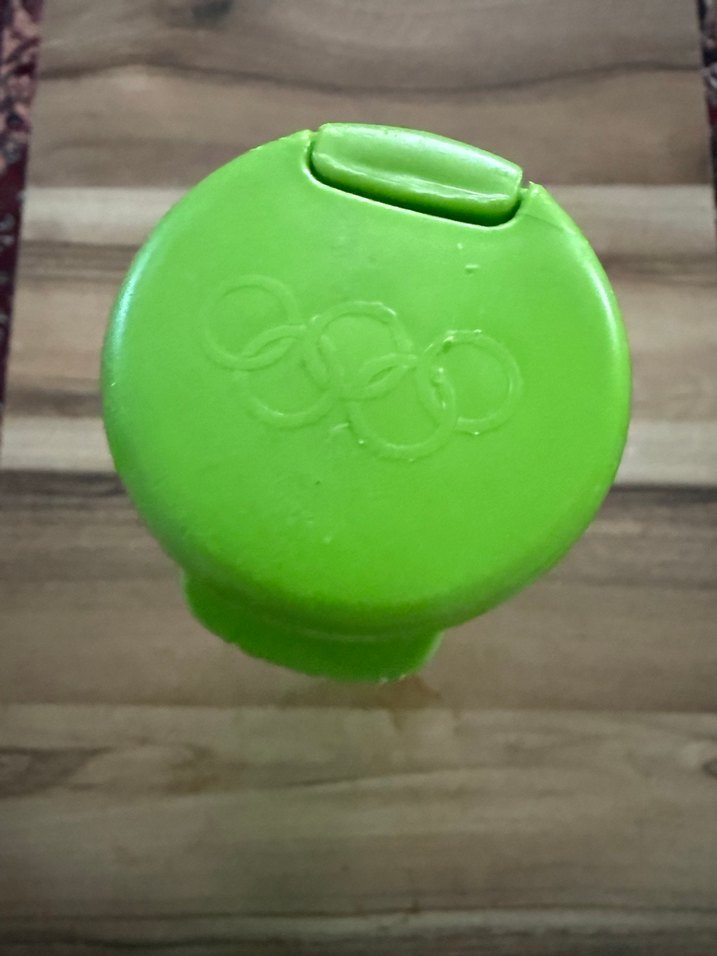 Olimpiyat Logolu Yeşil Plastik Su Şişesi - Görsel 2