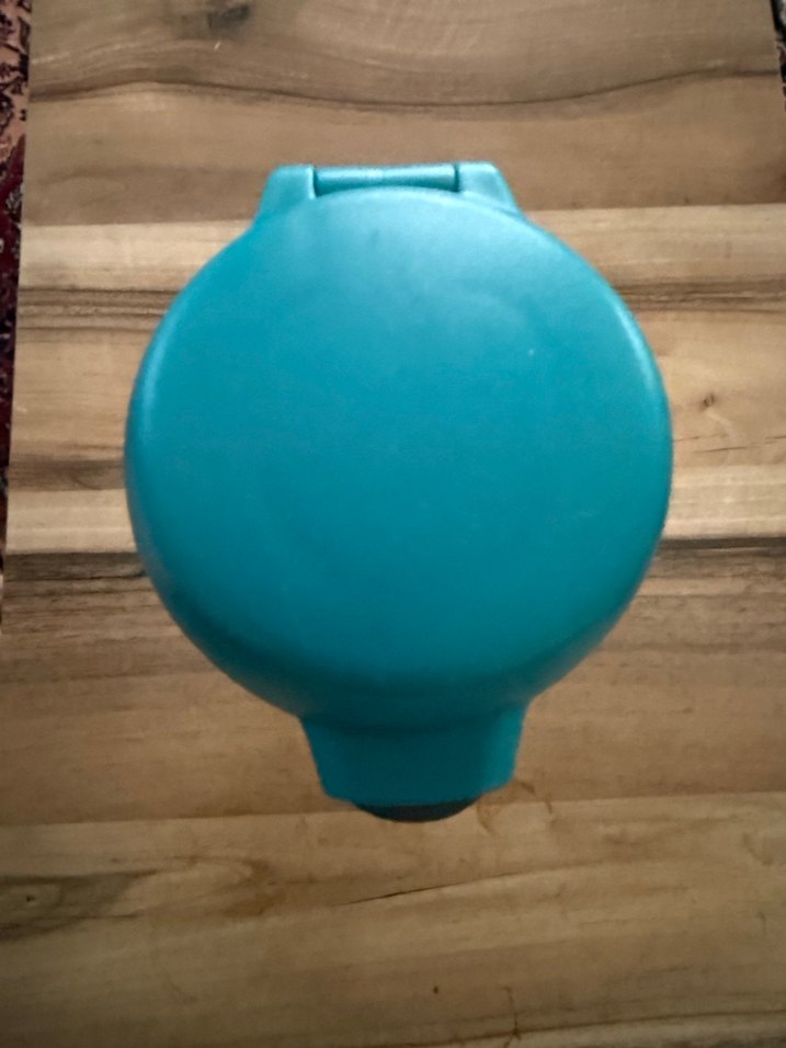 Mavi Kapaklı Cam Termos - Görsel 3