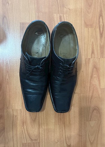 Siyah Parlak Erkek Klasik Ayakkabı - Görsel 2