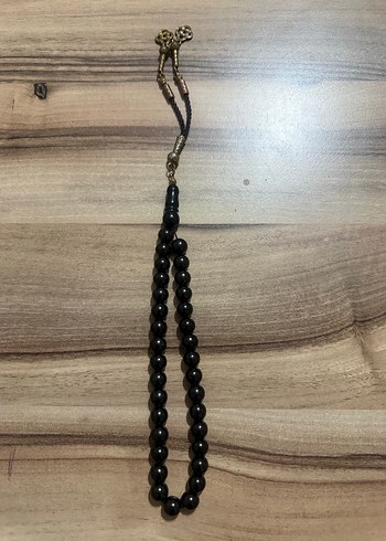 Siyah Oltu Erkek Tespih - Görsel 2