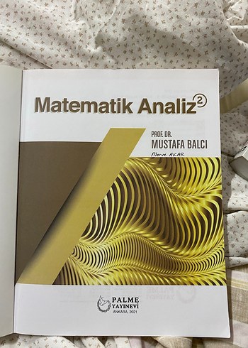 Beden Matematik Analiz 2 - Prof. Dr. Mustafa Balcı