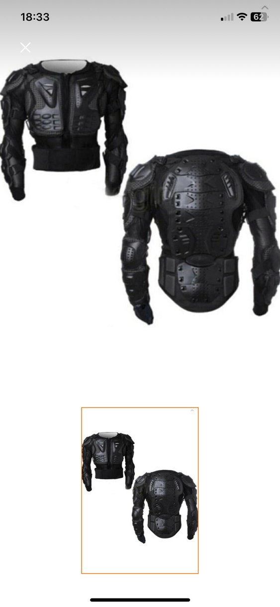 Kemerli Korumalı Siyah Motor Ceketi - Görsel 3