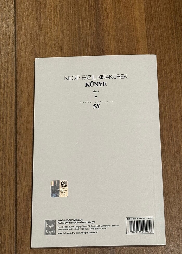 Künye Necip Fazıl - Görsel 2