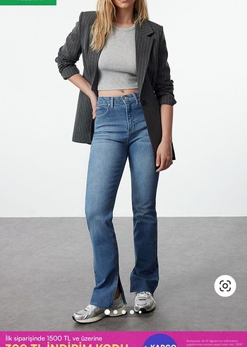 yırtmaçlı Jean