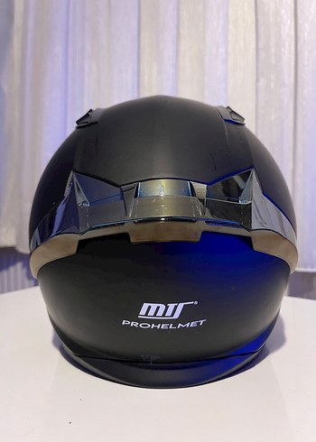 Siyah Mat Kask - Görsel 4