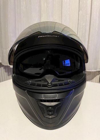 Siyah Mat Kask - Görsel 2