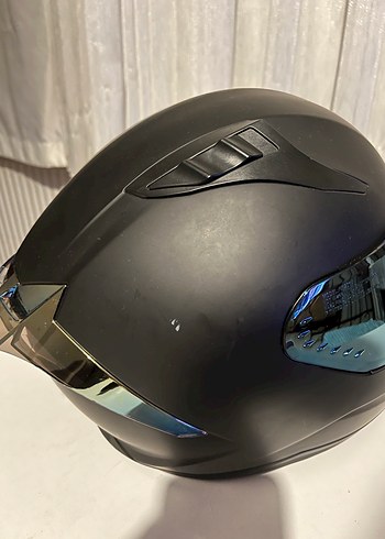 Siyah Mat Kask - Görsel 5