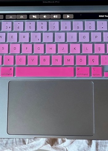 Pembe Klavye Koruyucu - Görsel 3