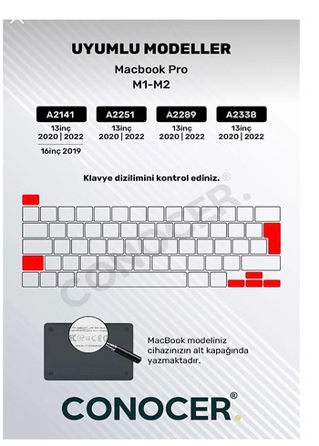 Pembe Klavye Koruyucu - Görsel 2