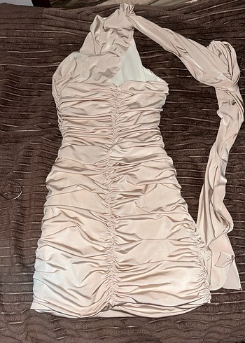 Love On Friday Blaire Gül Detaylı Mini Elbise - Görsel 4