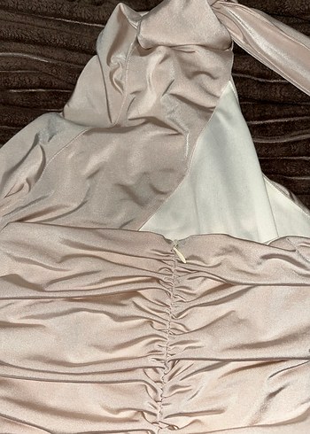 Love On Friday Blaire Gül Detaylı Mini Elbise - Görsel 5