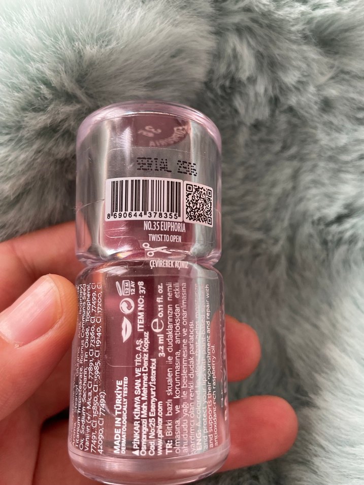 Pastel Pembe Baby Balmy Serum Dudak Parlatıcısı - Görsel 2