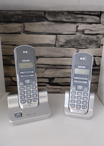 Philips 2li kablosuz sabit telefon telsiz