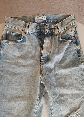 34 Beden mavi Renk Pull&bear kot pantalon