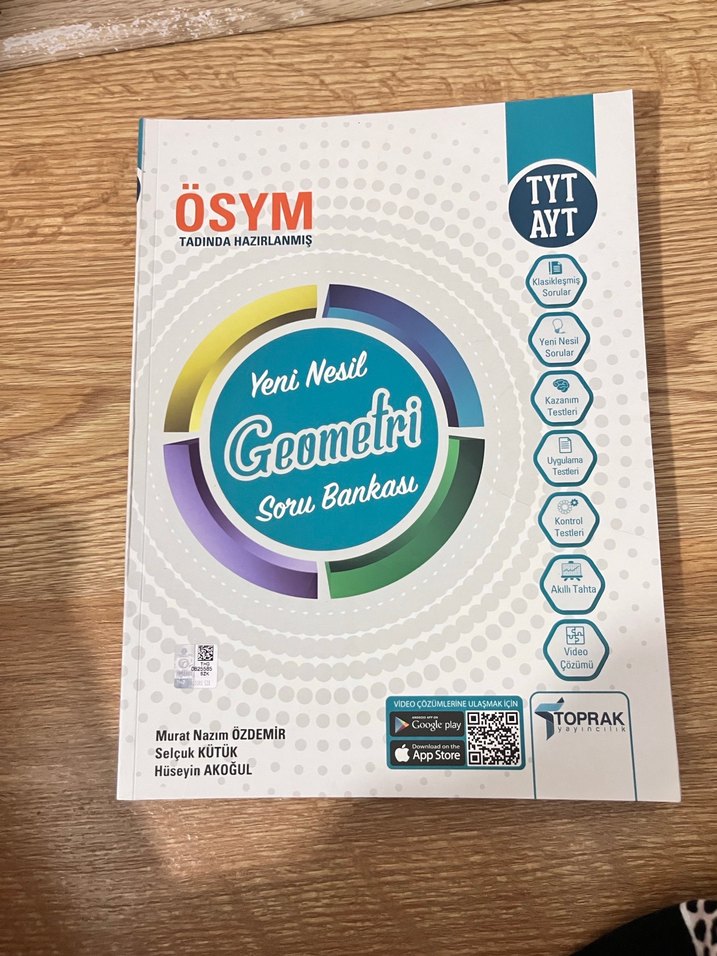 Toprak Yayınları AYT TYT MATEMATİK GEOMETRİ SORU BANKASI - Görsel 5