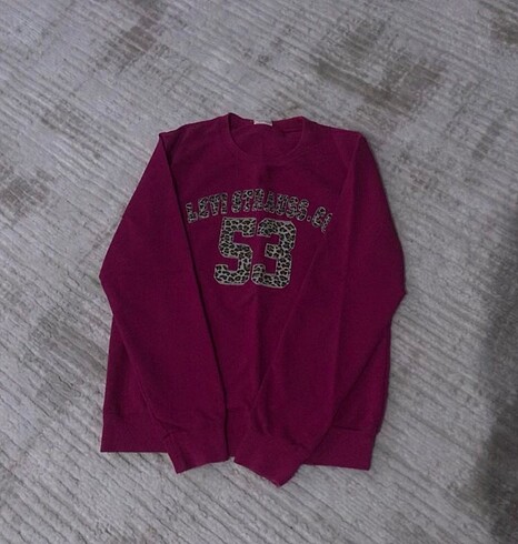 Diğer leoparlı pembe sweat