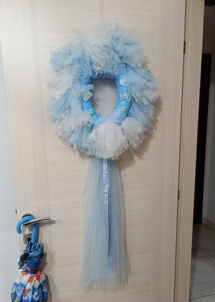 Hoşgeldin bebeğim kapı süsü  - Görsel 3