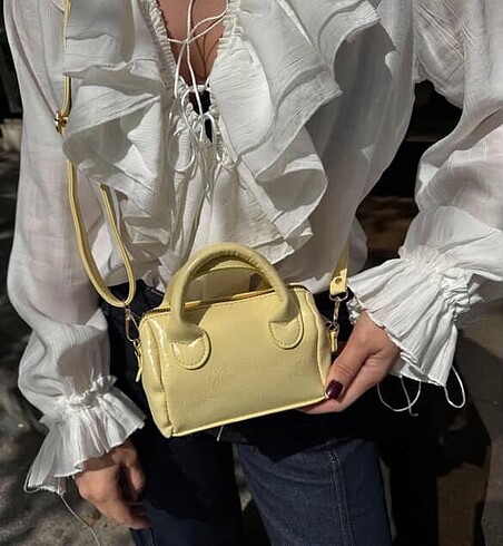 Tereyağ sarısı butter yellow çanta