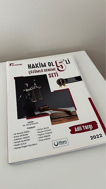 Adli Hakimlik Hakim Ol 5?li Deneme
