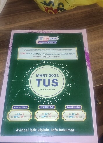  2019 ve 2021 tus