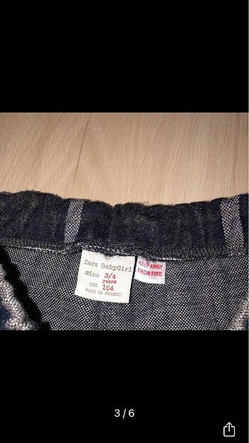 4 Yaş Beden Zara pantalon