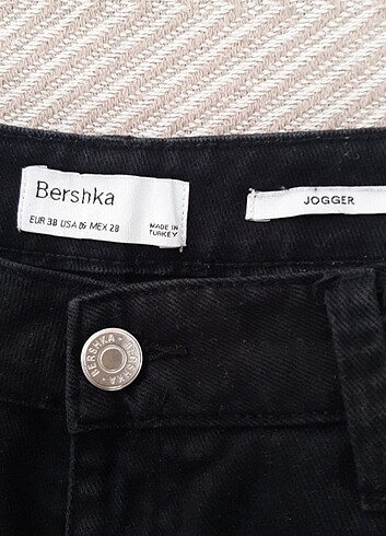 Bershka bershka kadın siyah jogger pantolon