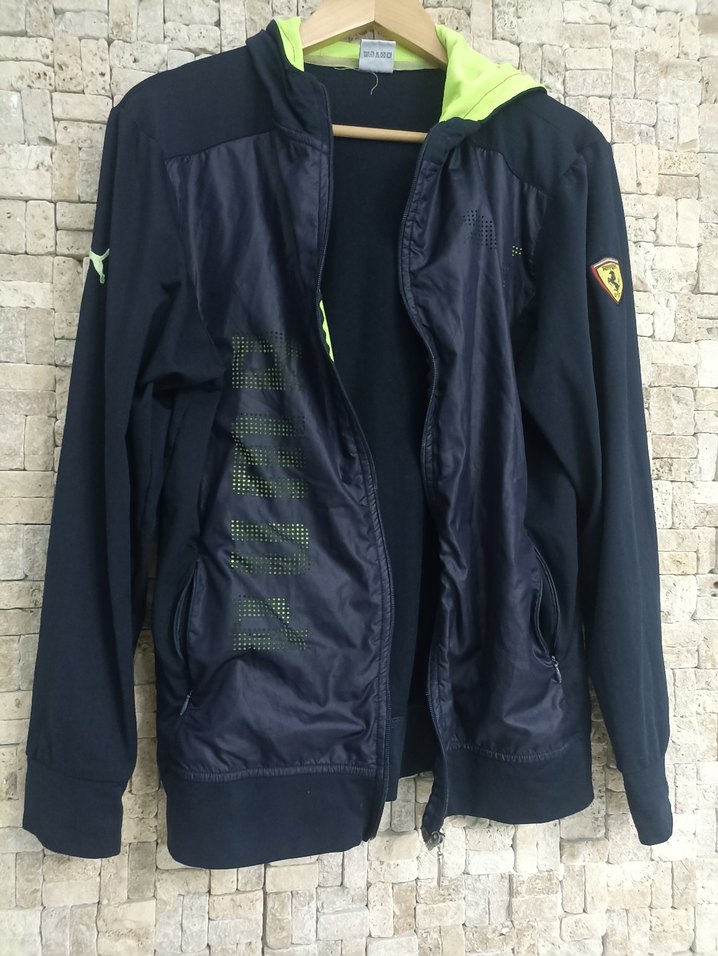 Erkek  Lacivert Fermuarlı çeket - Görsel 2