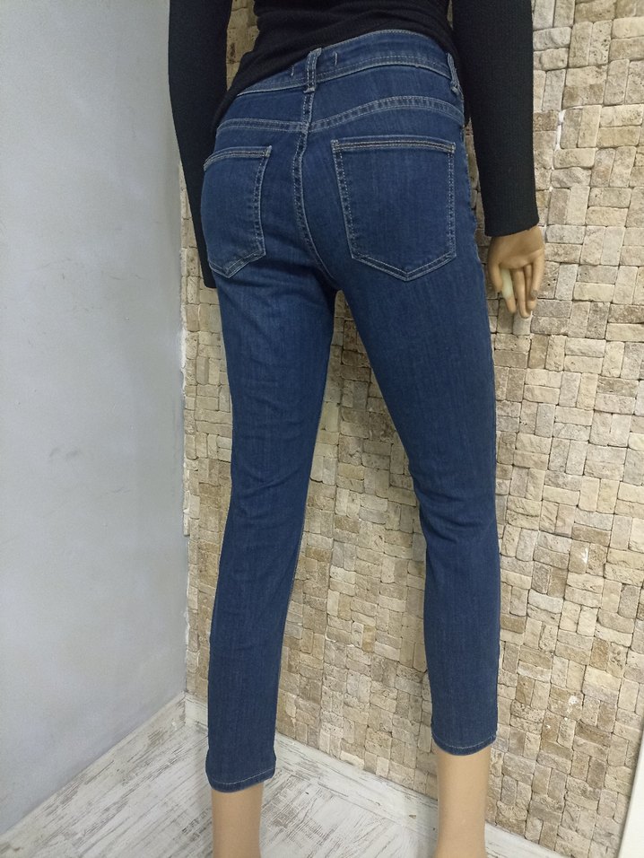 Mavi Regular Fit Kadın Midi Kot Pantolon - Görsel 3