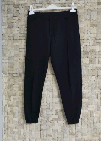 Kadın Siyah Rahat Kesim Eşofman Altı - Görsel 2